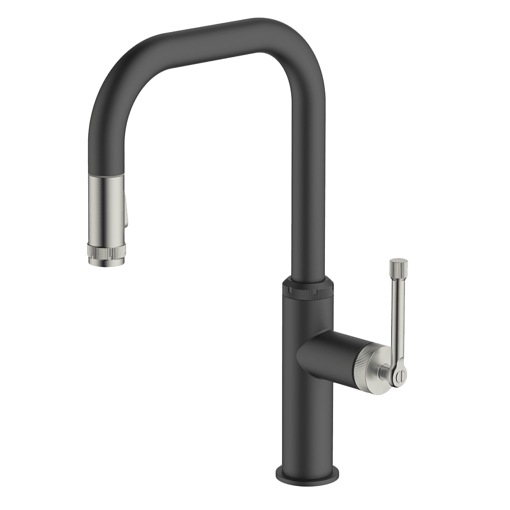 Gareth Ashton Industrial Dual Function Pull Out Kitchen Mixer